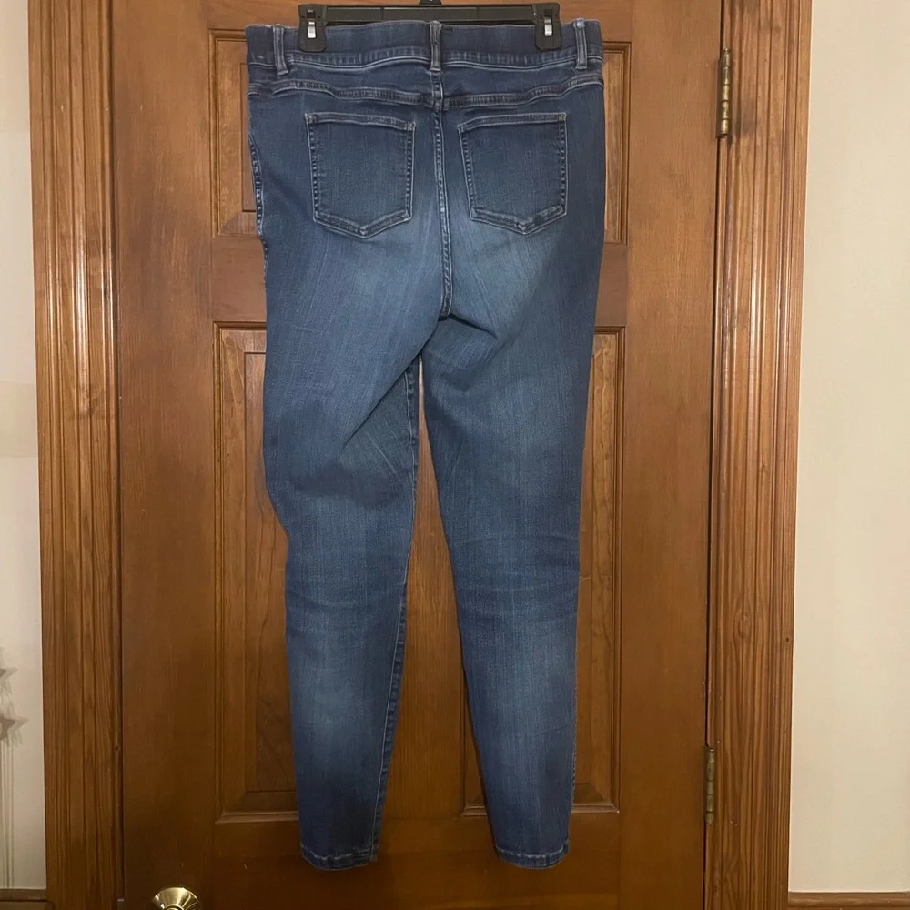 SPANX Women's Dark Blue Denim Jeggings